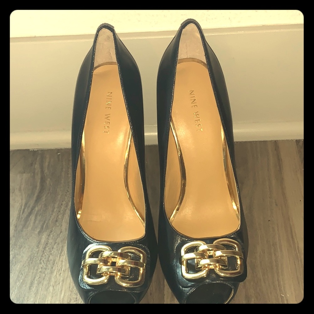 Nine West Peep-Toe Heels